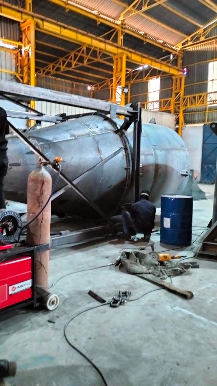 Industrial metalwork